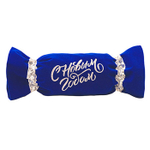 Конфетка бархат синяя