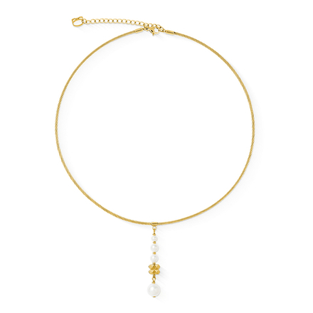 Колье Coeur de Lion White-Gold 1137/10-1416