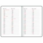 Ежедневник датированный 2025, А5, 138x213 мм, BRAUBERG "Wood", под кожу, держатель для ручки, резинка-фиксатор, синий, 115830