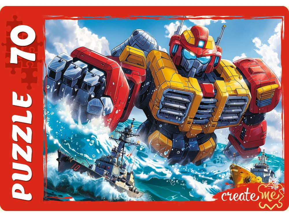 Пазлы 70 элементов 237*330мм. "Трансформер-гигант"