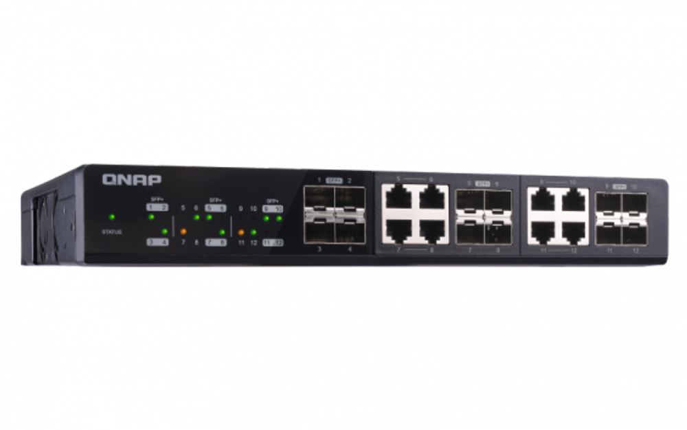 Коммутатор неуправляемый QNAP QSW-1208-8C