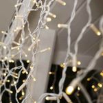 Уличная гирлянда бахрома 220 В / 2.4*2.2 м / пвх / 184 led / IP 65