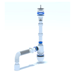 Сифон для раковины Ани Пласт 1 1/4 40 с гибкой трубой 40*50