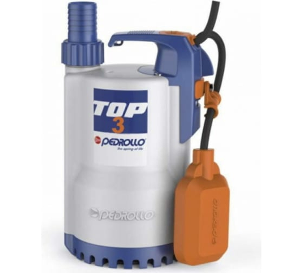Насос дренаж. PEDROLLO TOP 3 (550Вт. нап.10,4м. пр.260л/мин. d.10мм)