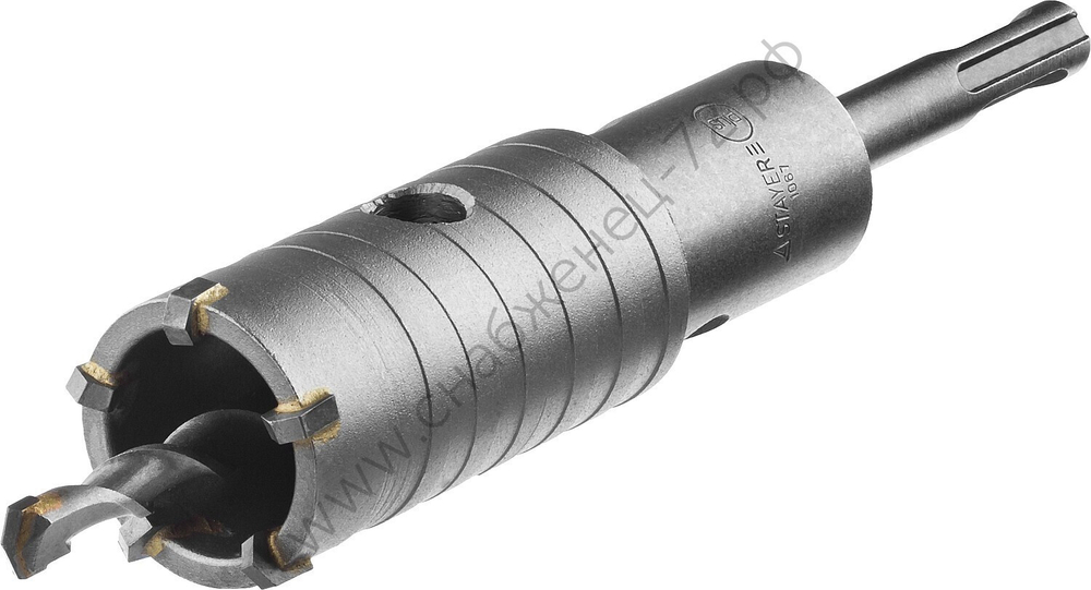 STAYER 35 мм, SDS-plus, 5T, Коронка по бетону с оснасткой (29190-35)