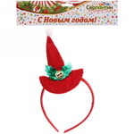 Ободок карнавальный «Шляпка», 12х20 см