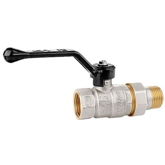 Кран шаровой LD Pride 1/2" с разъёмным соединением полнопроходной, рычаг (LD 47.307.15)