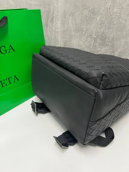 Рюкзак Bottega Veneta Intrecciato Small черный