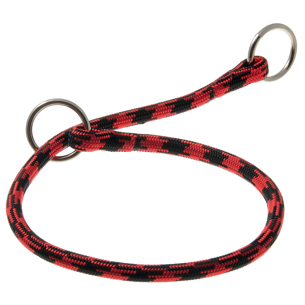 V.I.PET Ошейник-удавка с 2-я кольцами круглый 8 мм "Арлекин", 50 см