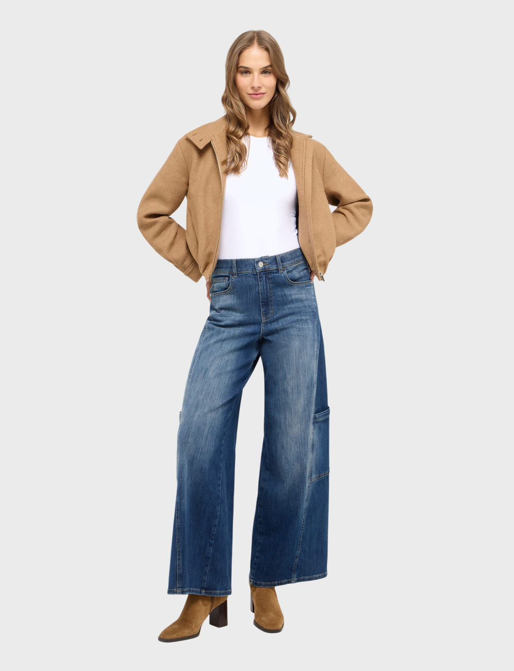 Джинсы ANGELS Liva Seam Cargo