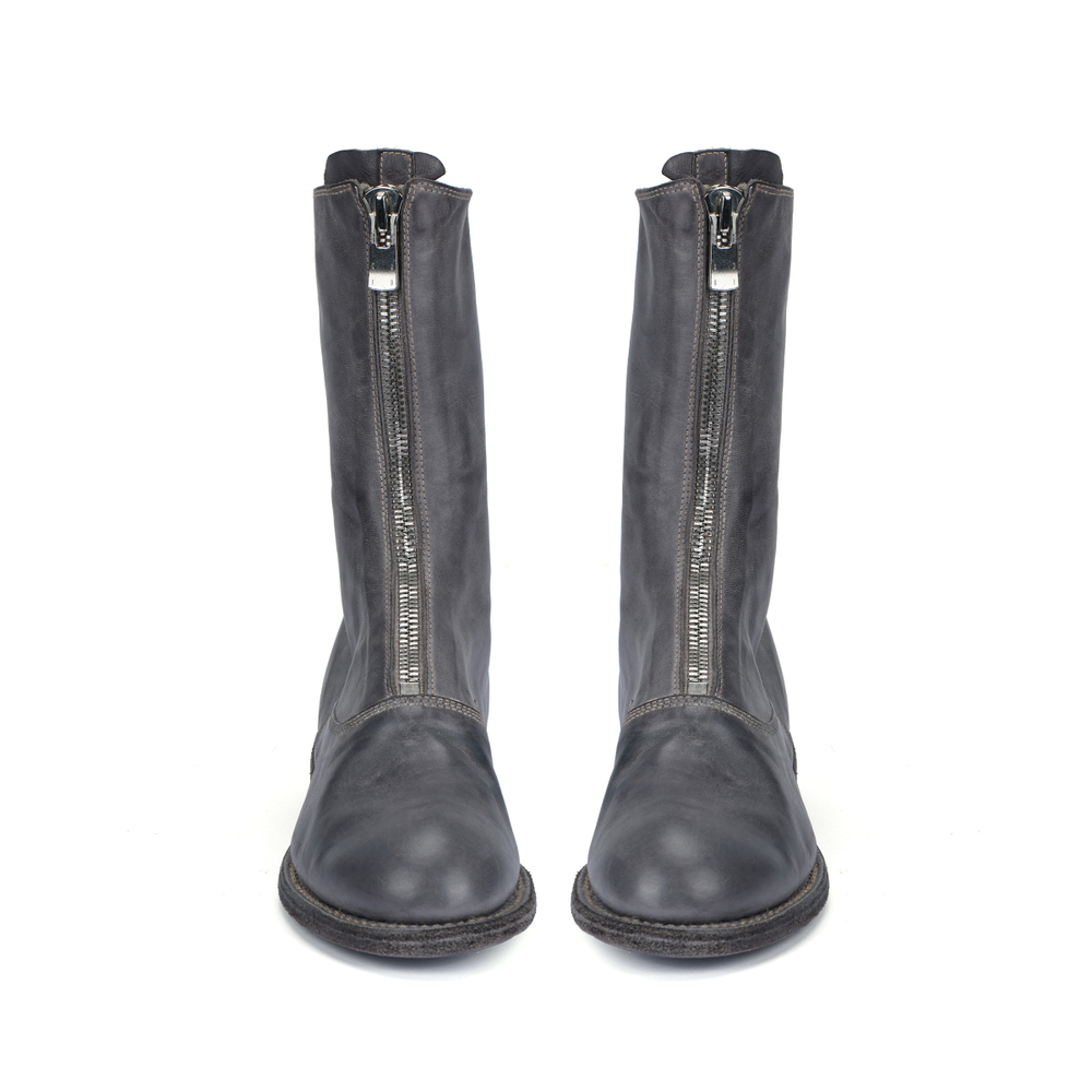 GUIDI Front Zip Ankle Boots