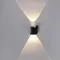86831-9.2-002KT LED2*1W BK светильник настенный