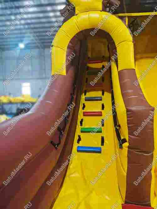 Надувной батут-горка "Фрегат", 9х4