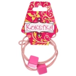 Резинки для волос 2шт «Астория», яркие кубики, микс 6 цветов, d-5,5см