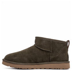 UGG Mens Classic Ultra Mini Zip Boot Khaki