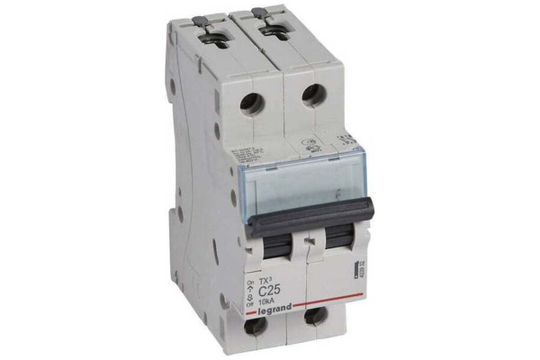 Автоматический выключатель C25A 2П 6000/10kA Tx3 Legrand