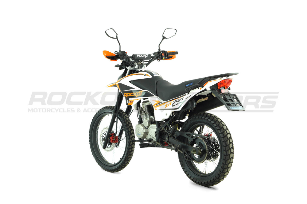 Мотоцикл эндуро ROCKOT ZR250 (белый/оранжевый)