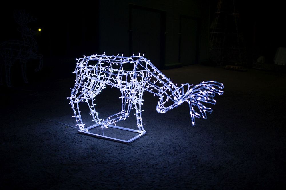 Набор из 5 световых оленей «Рождественский Экипаж»