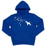 Толстовка "Шнауцер и бабочки"