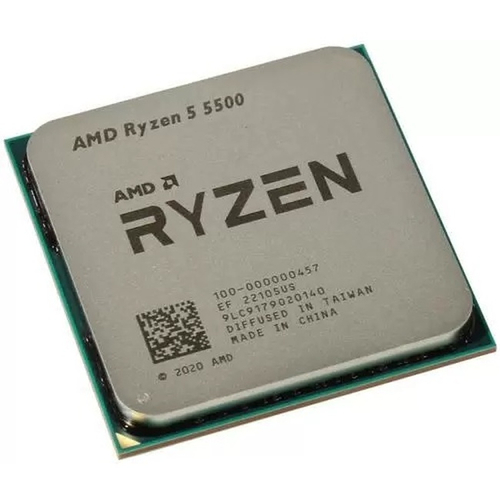 Процессор AMD Ryzen 5 5500 Cezanne, AM4, 6C/12T, 3.6GHz, L3 16MB, 65W, OEM (100-000000457)
