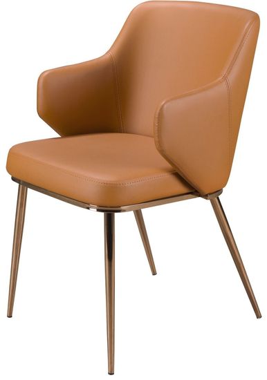 Стул 4162 из коричневой экокожи Испания 