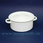 Кастрюля эмал 2,0л цил С41610, С41610.П, С41610.3 (Новокузнецкая эмаль)