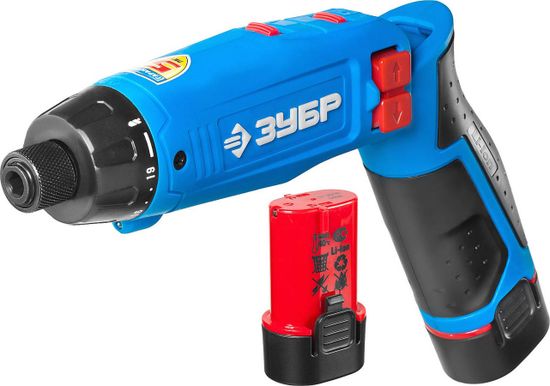 Отвертка-шуруповерт ЗУБР ЗО-7.2-ЛИ КН