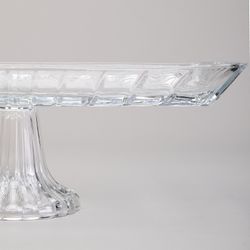 БЛЮДО НА НОЖКЕ "GLASS LEGEND" 33Х16Х12 СМ