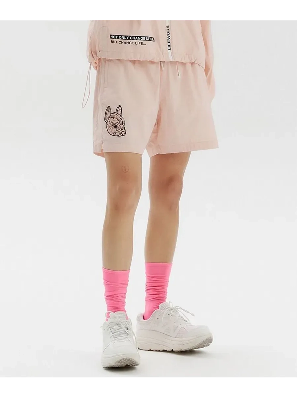 Шорты нейлоновые с завязками