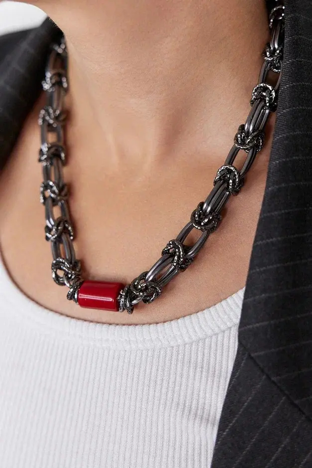 HMG 1131 Коралл Колье Византия арт.2350