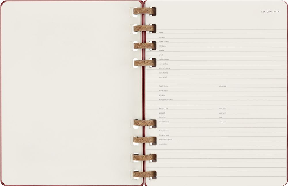 Еженедельник Moleskine SPIRAL (DHUNDSPF3212MWH4) 1