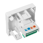 Розетка RJ11, 2 модуля EKF