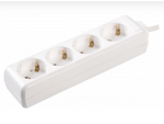 Удлинитель 3м, 4 гнезда, ПВС 3*1, с заземл.конт, IEK У04, 281440---