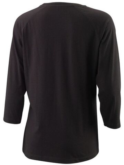 Женская теннисная футболка (dł. Рукава) Wilson Team II 3/4 Sleeve Tch Tee W - black