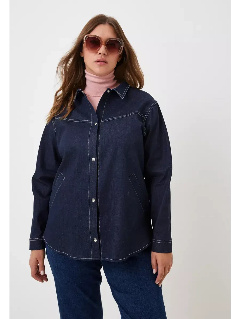 Рубашка джинсовая ветровка