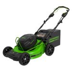 Аккумуляторная самоходная газонокосилка Greenworks GC82LM51SP2K5, 2515907UB.82v, 51 см, АКБ 5 А·ч и ЗУ