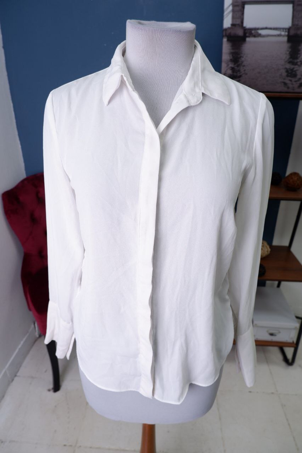 Блузка Oodji с кружевом 42 размер