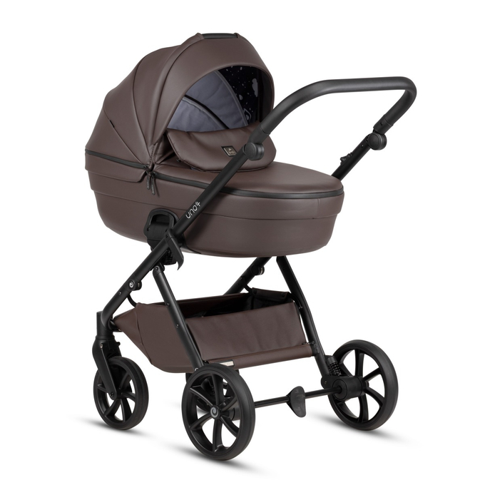 Tutis Коляска 2 в 1 UNO 6+ Leather Cioccolata