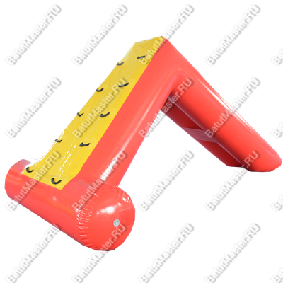 Надувной водный аттракцион «Приключения на скалах» красно-желтый, 3,5*2,5*2 м