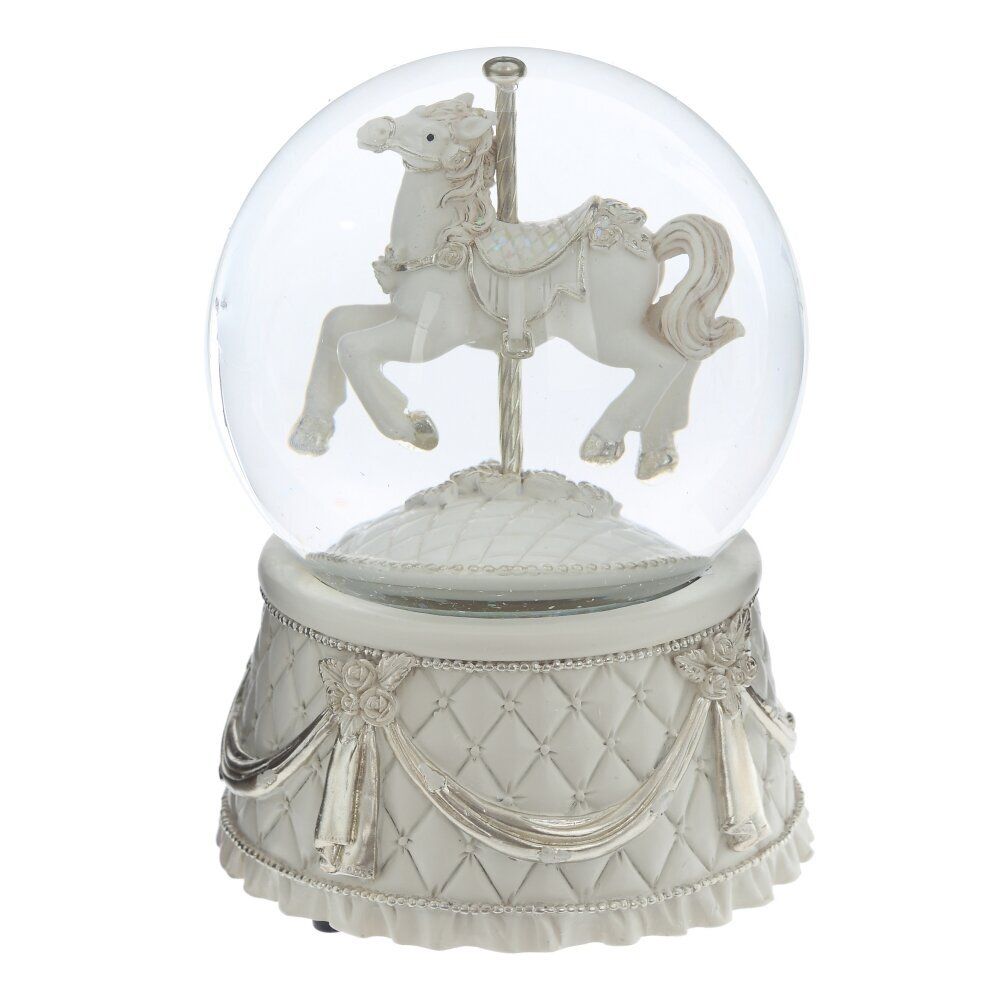 GAEM Фигурка декоративная в стекл шаре "Карусель" (ключ, движ, муз), D 10 см, L10 W10 H14 см