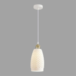 8350/1B SUSPENTIONI белый, металл/керамика Подвес E27 60W 220V CANESTRA