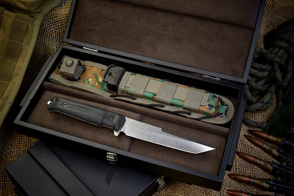 Подарочный набор: Aggressor D2 Stonewash и шкатулка 80 лет Великой Победы