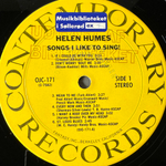 Helen Humes ‎– Songs I Like To Sing! (США 1984г.)