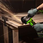 Угловая шлифовальная машина акк. Greenworks AG590, 24V, б/щет, 125 мм, 8500 об/мин, Anti-Kickback,1х5Ач,ЗУ,кор (3201007CUG)