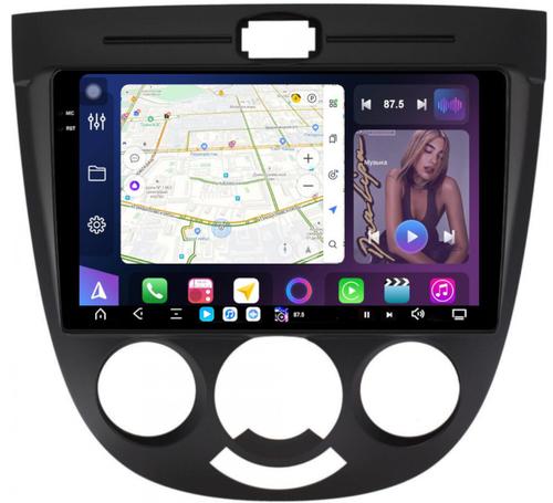 Магнитола для Chevrolet Lacetti хэтчбек (кондиционер) - FarCar S500-TS20 монитор 9.5" 2K QLED на Android 14, Быстрейшая, CarPlay, 4G SIM-слот