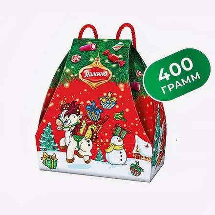 Набор сладостей новогодний ЯШКИНО Сумочка (Кор) 400г