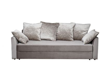 Диван треxместный Garda Decor Mores вельвет бежевый меxанизм тик-так