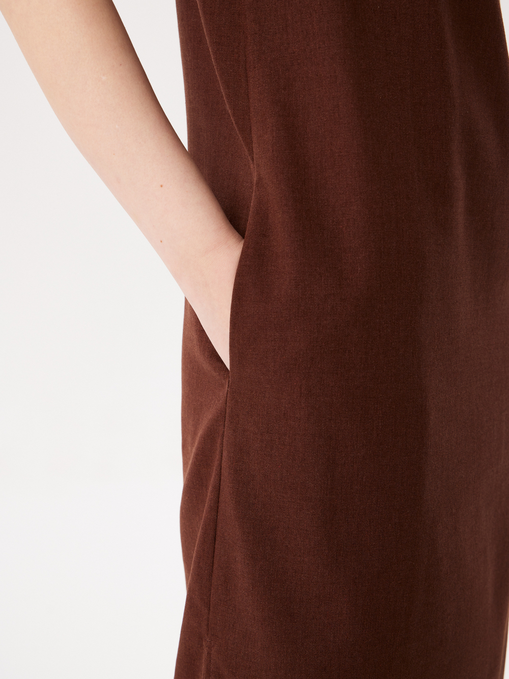 Сарафан льняной прямой