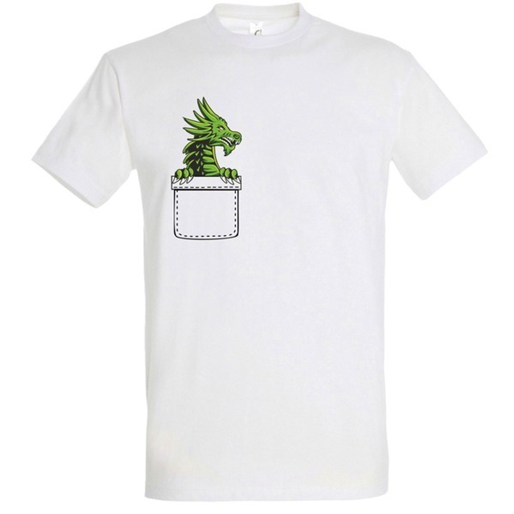 Футболка с принтом «Дракон Вааргис», цвет белый, р-р 56