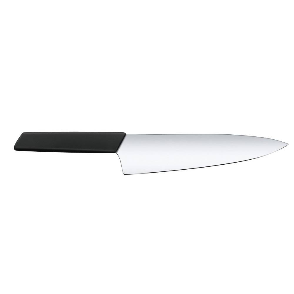 Нож кухонный Victorinox Swiss Modern (6.9013.20B) стальной разделочный лезв.200мм прямая заточка чер